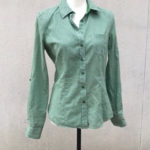 SO button down long sleeve shirt medium